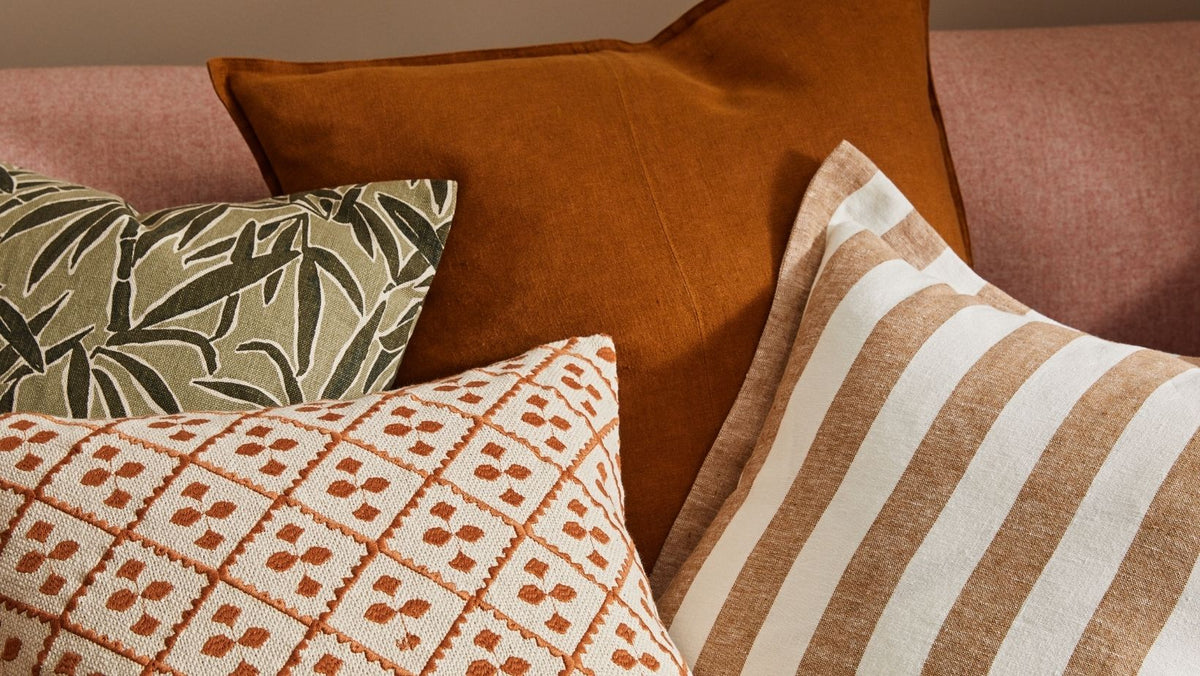 Cushion Color And Patterns Choosing a winning cushion colour combination – Weave Home New Zealand