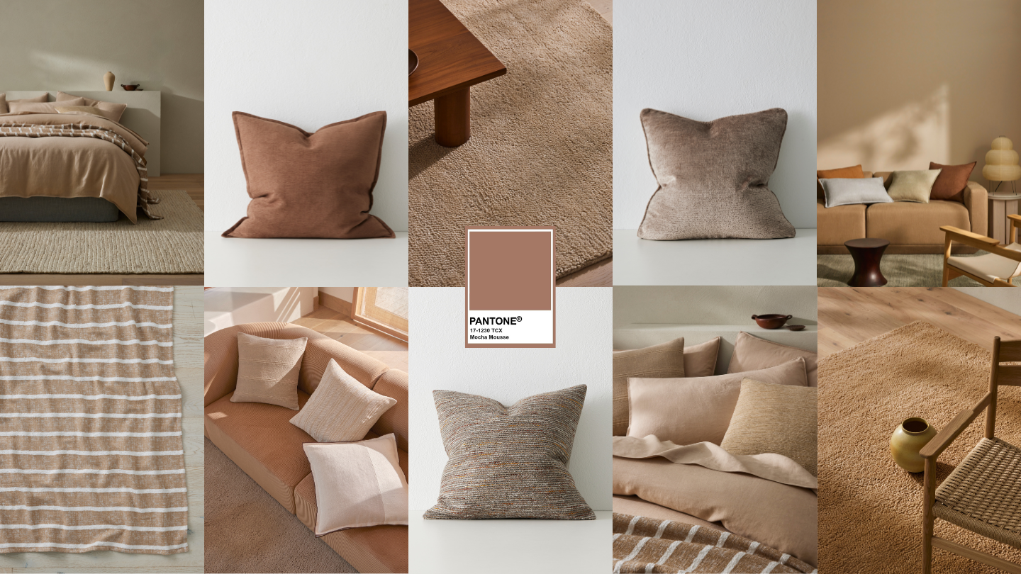 Celebrating Pantone's 2025 Colour of the Year: Mocha Mousse