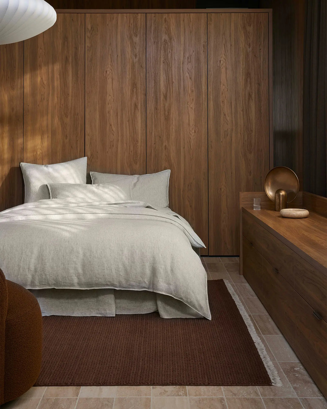 Sova Flat Sheet Savanna Pinstripe