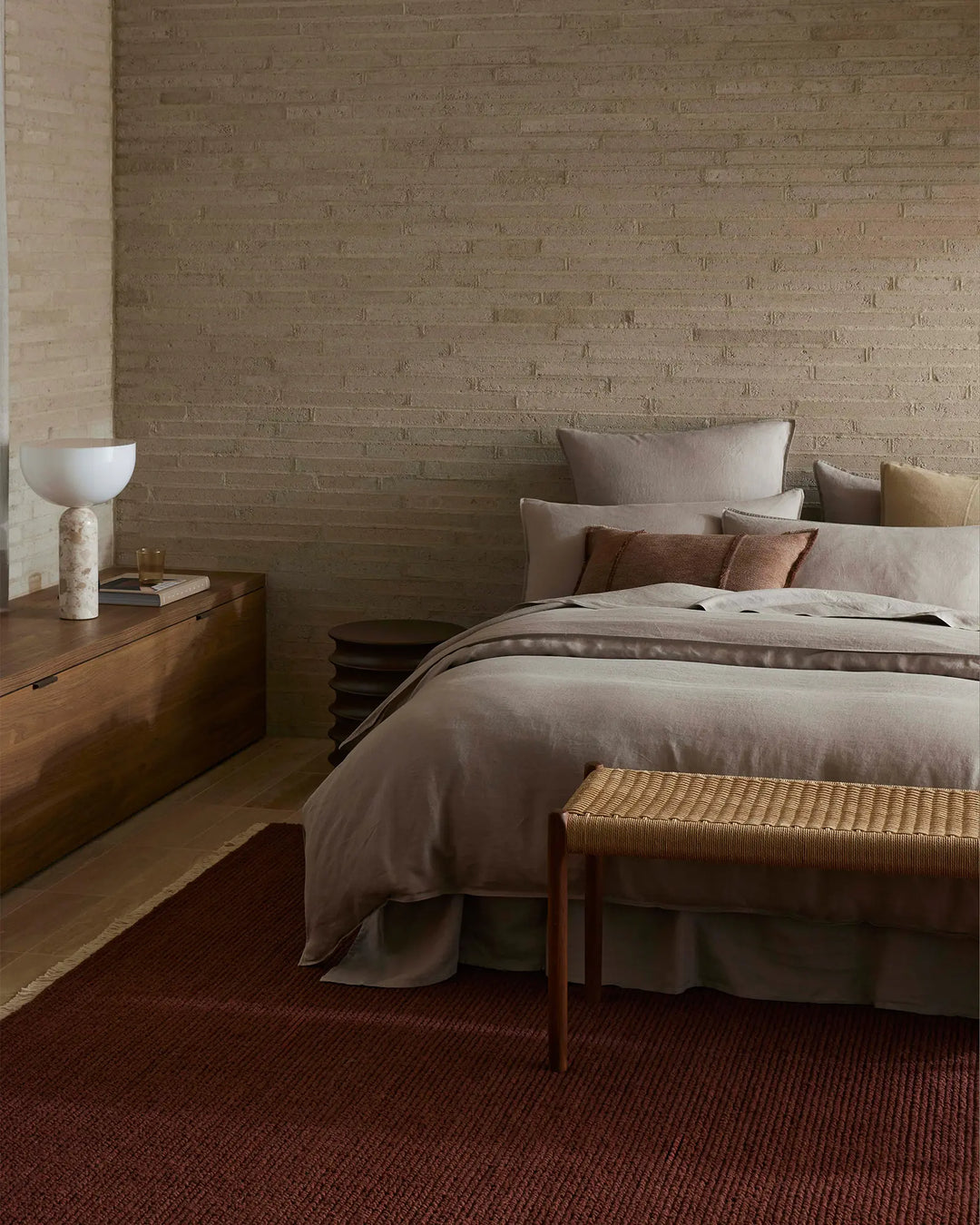 Ravello Pillowcase Set Pebble