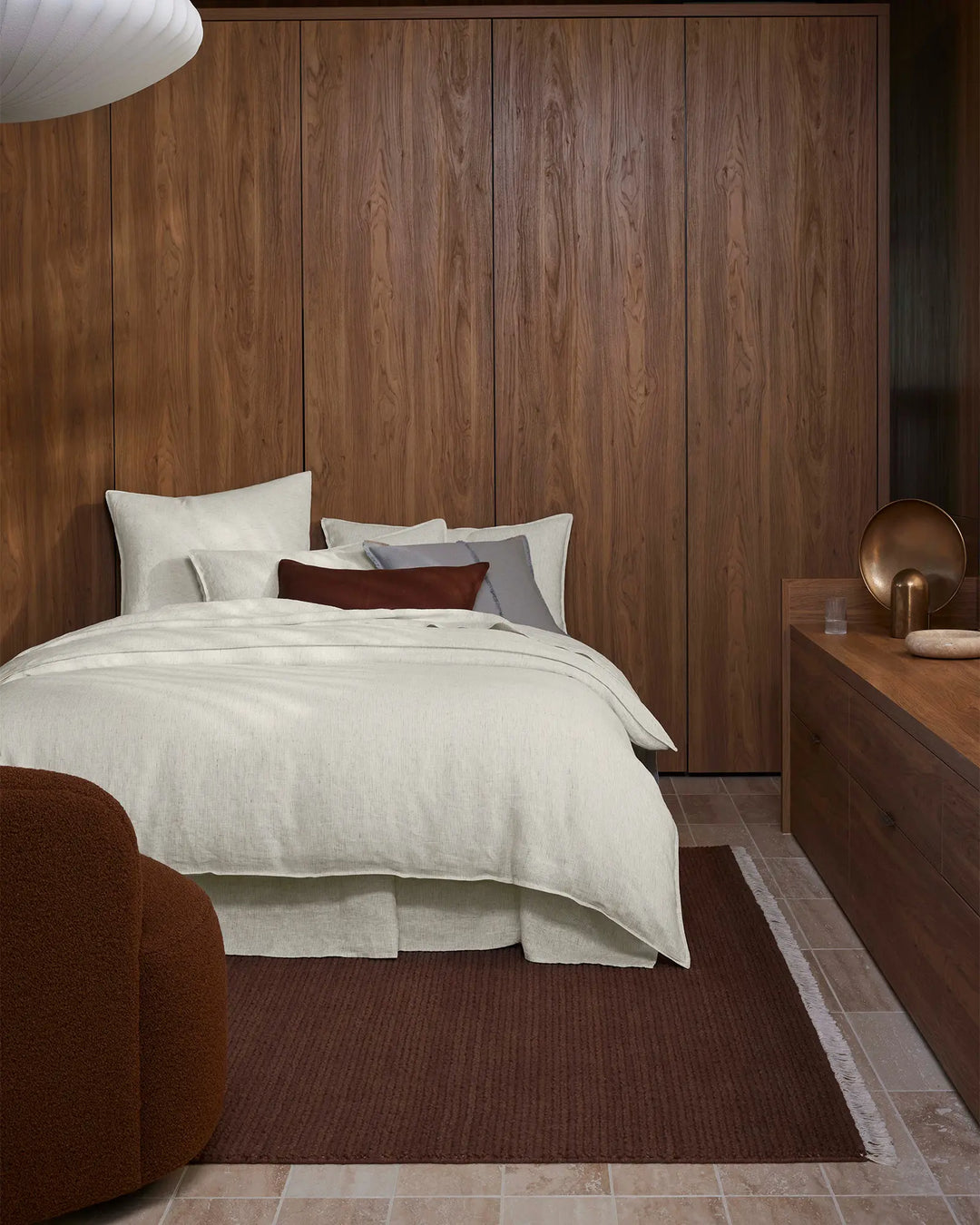 Sova Flat Sheet Savanna Pinstripe