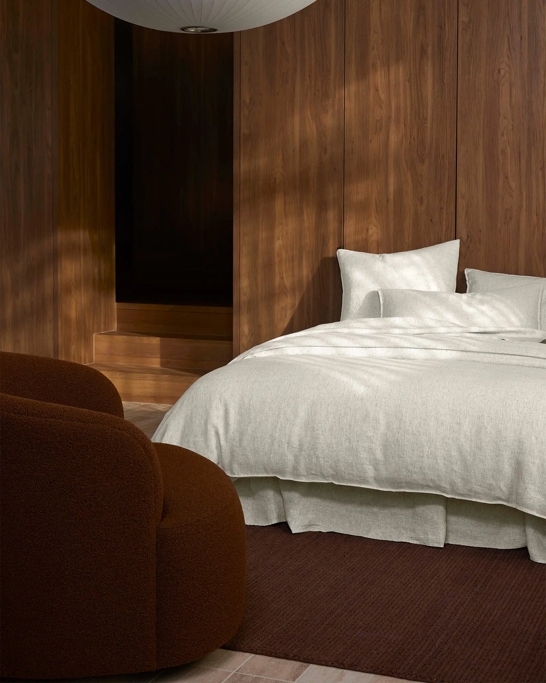 Sova Flat Sheet Savanna Pinstripe