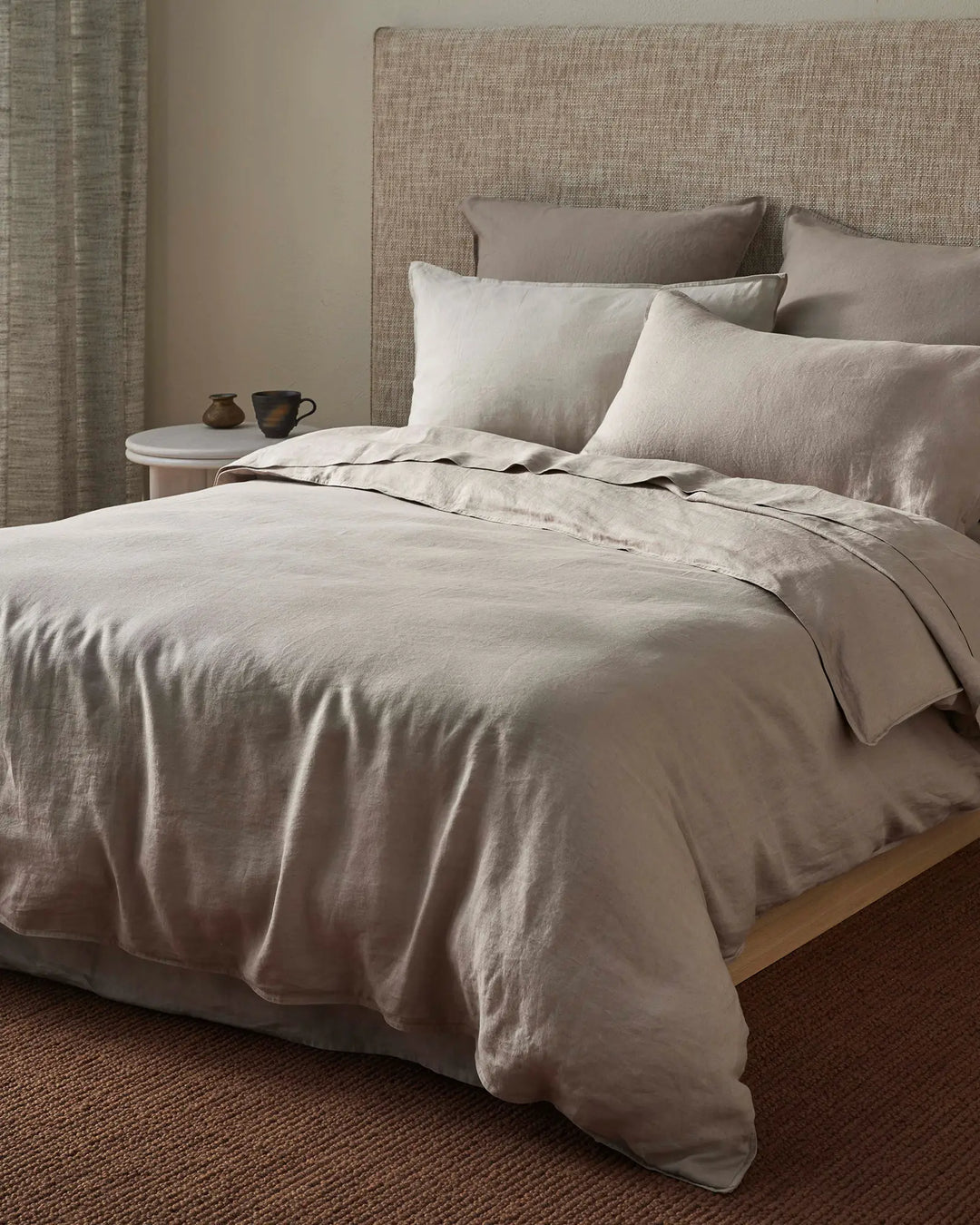 Ravello Quilt Cover Pebble