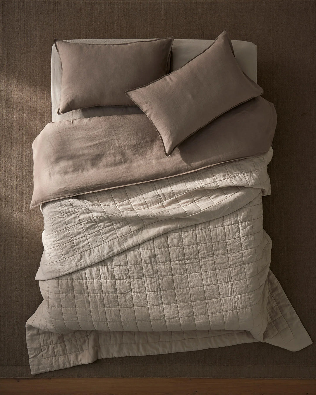 Ravello Pillowcase Set Pebble