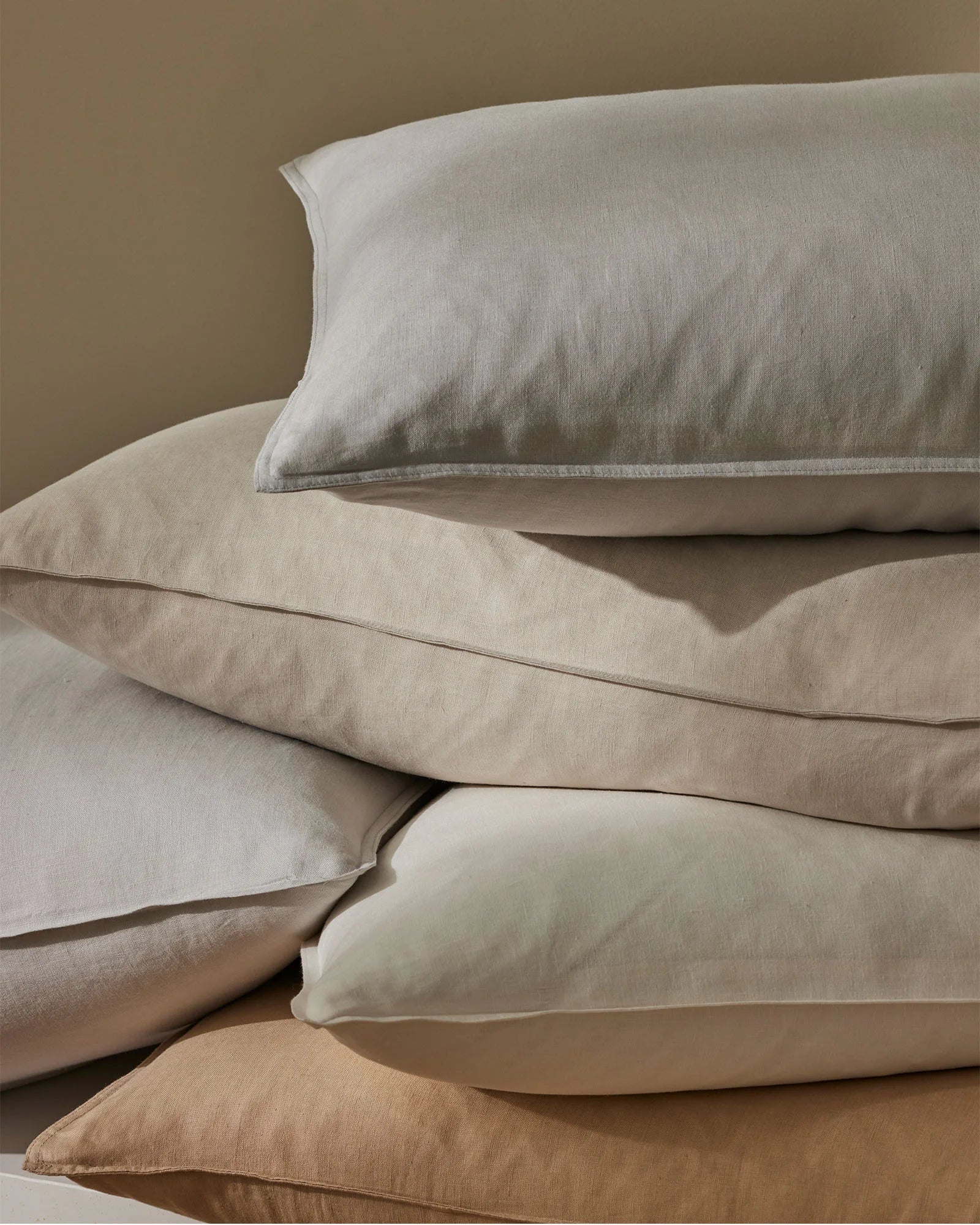 linen standard pillowcases