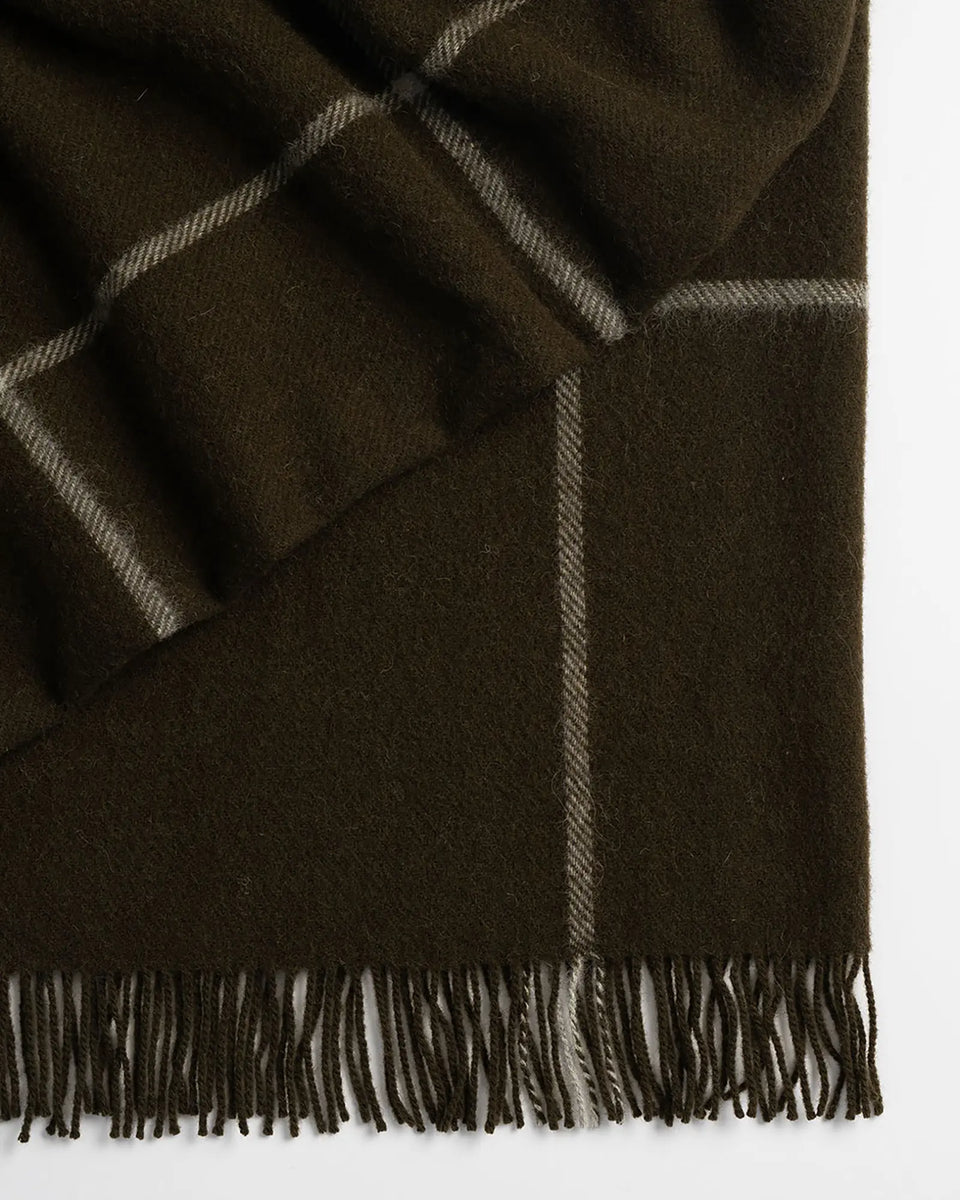 Ranfurly Throw in Kelp by Weave – Weave Home New Zealand