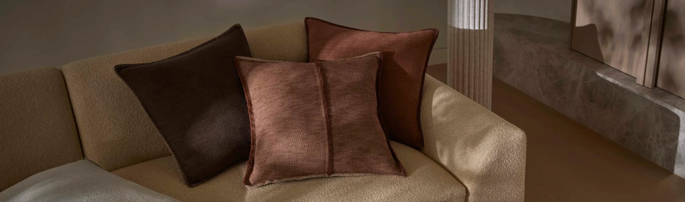 linen cushions