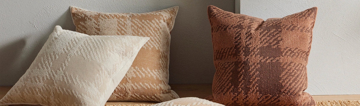 sienne textured check