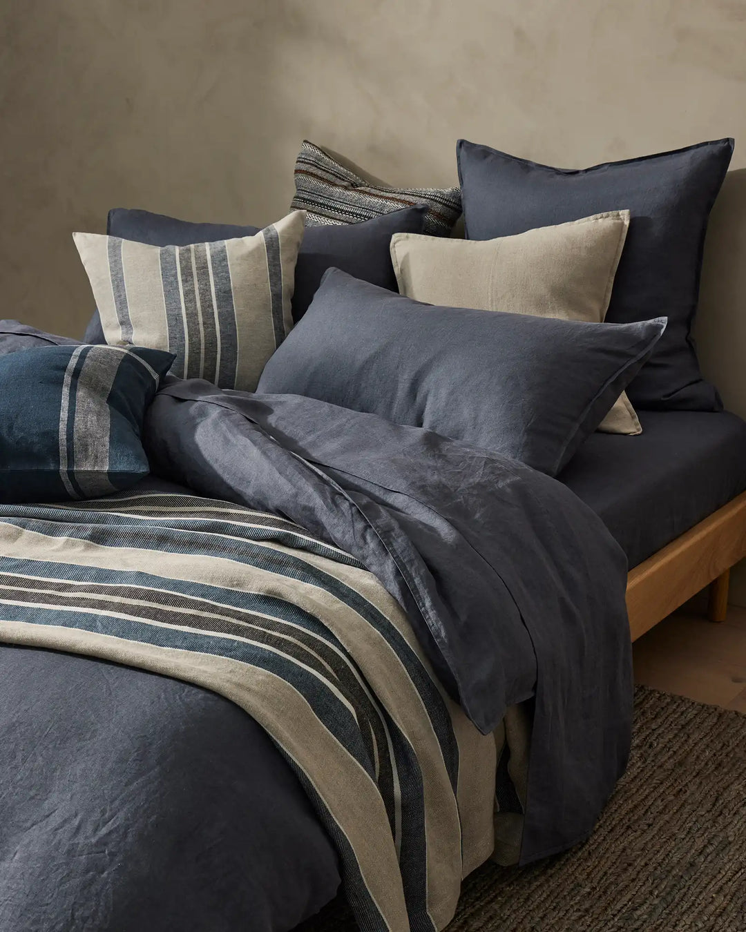 Ravello Pillowcase Set Denim