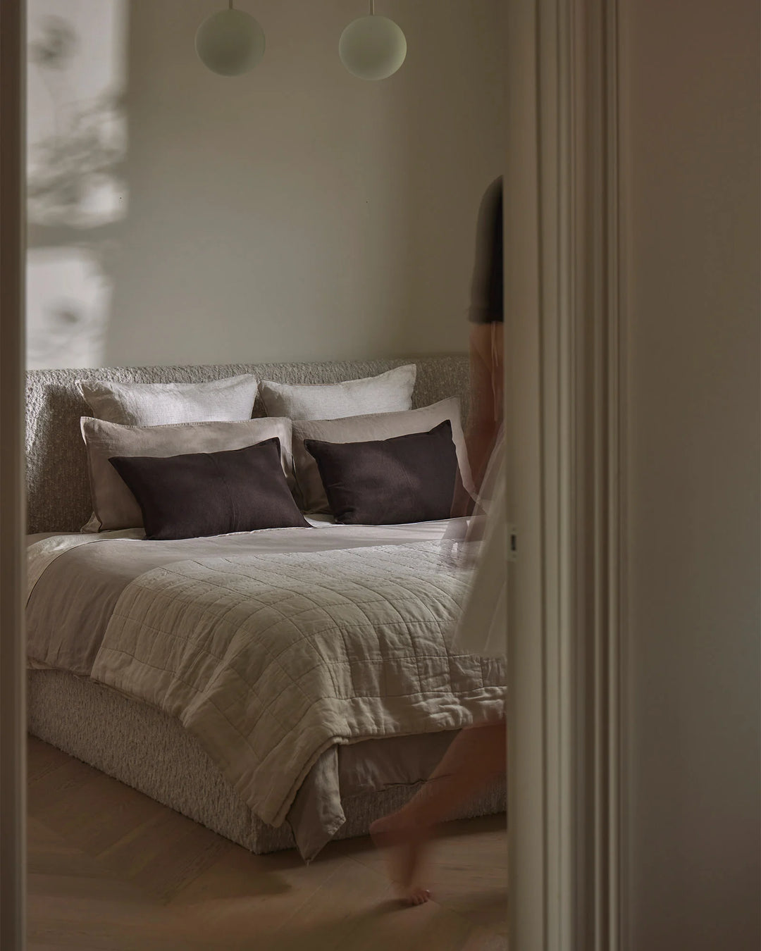 Ravello Coverlet Bone
