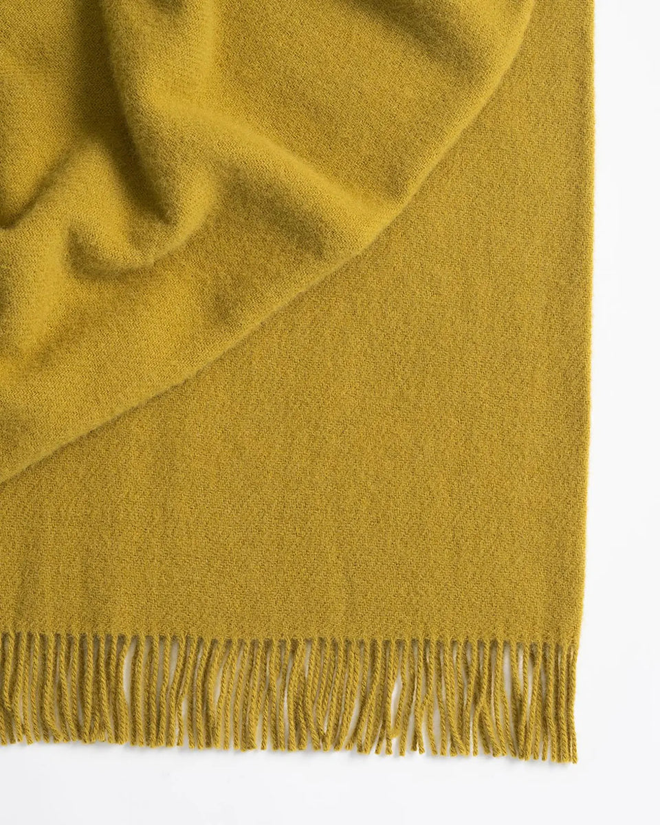 Nevis Throw in Chartreuse by Weave – Weave Home New Zealand